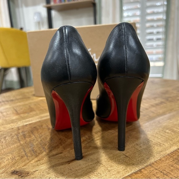 Christian Louboutin Apostrophy Pump Black Size 39.5 - Picture 9 of 15